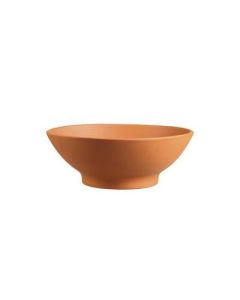 Southern Patio Clay Low Bowl - 12 in.