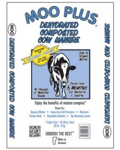 Moo Plus - Dehydrated Composted Cow Manure - 1 cu ft
